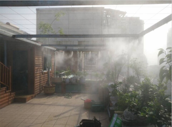 喷雾在休闲庭院的应用